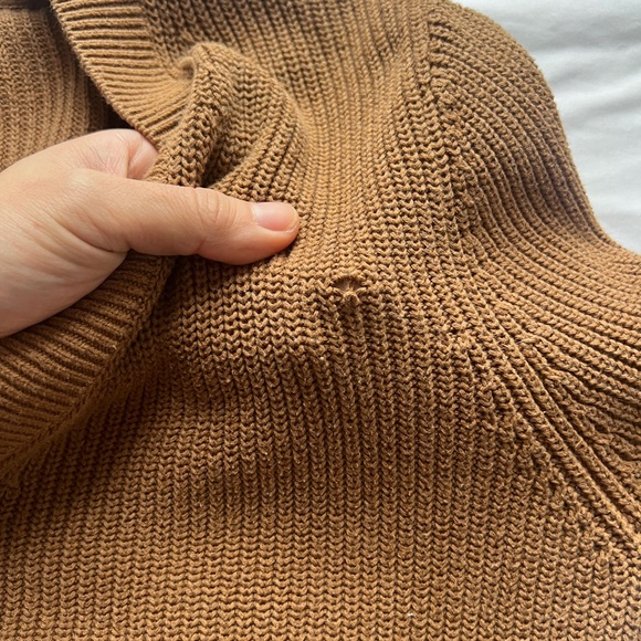 H&M Men’s Cardigan Size Small Beige Tan Brown Button Up Knitted Fall Neutral - Picture 8 of 9